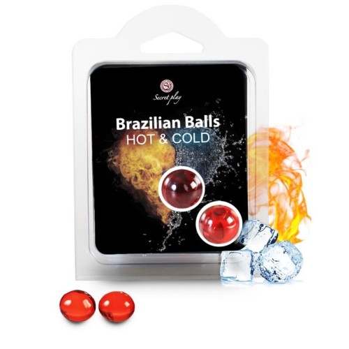 Brazilian Balls Warm & Cold Effect for Intimate Adventures