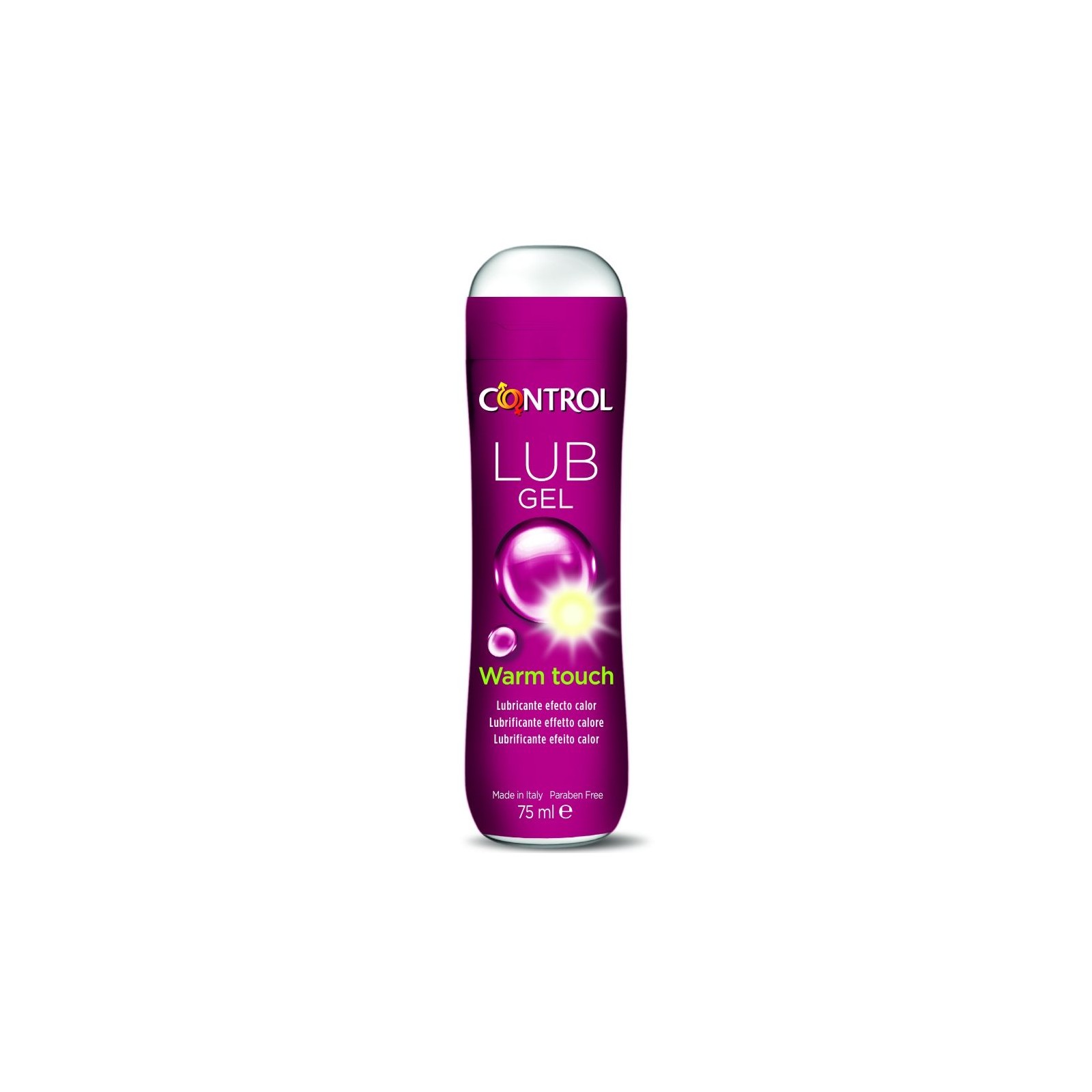 Control Gel Lubricante Efecto Calor para Mayor Placer