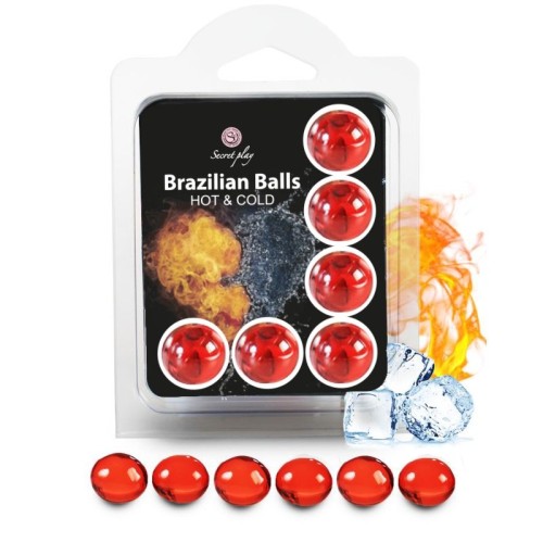 Secretplay Set 6 Brazilian Balls Cold & Hot Effect