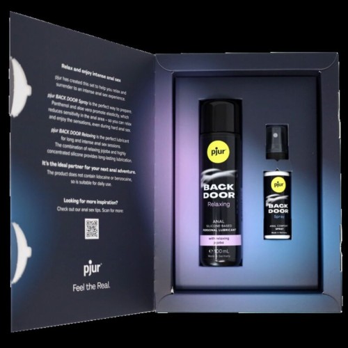 Set De Lubricante Anal Y Spray Back Door