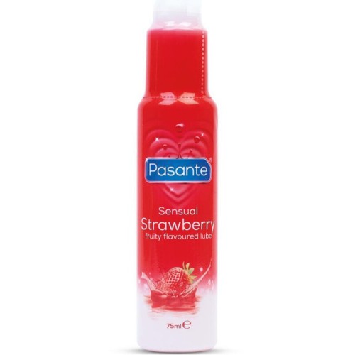 Lubricante Sabor Fresa Pasante 75 Ml - La Mejor Calidad y Vegano