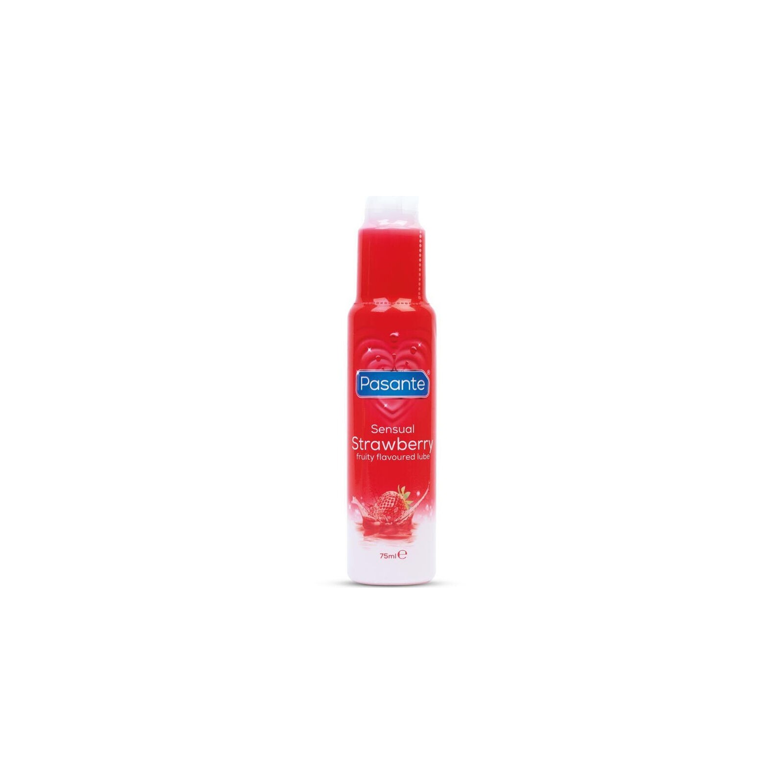 Lubricante Sabor Fresa Pasante 75 Ml - La Mejor Calidad y Vegano