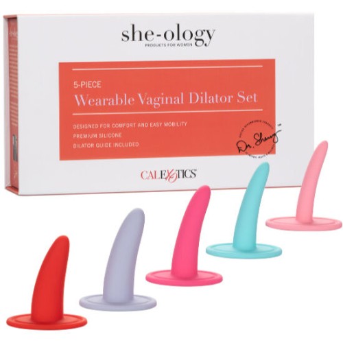 5pc Multicolor Dilators Set - Vaginal & Anal Training