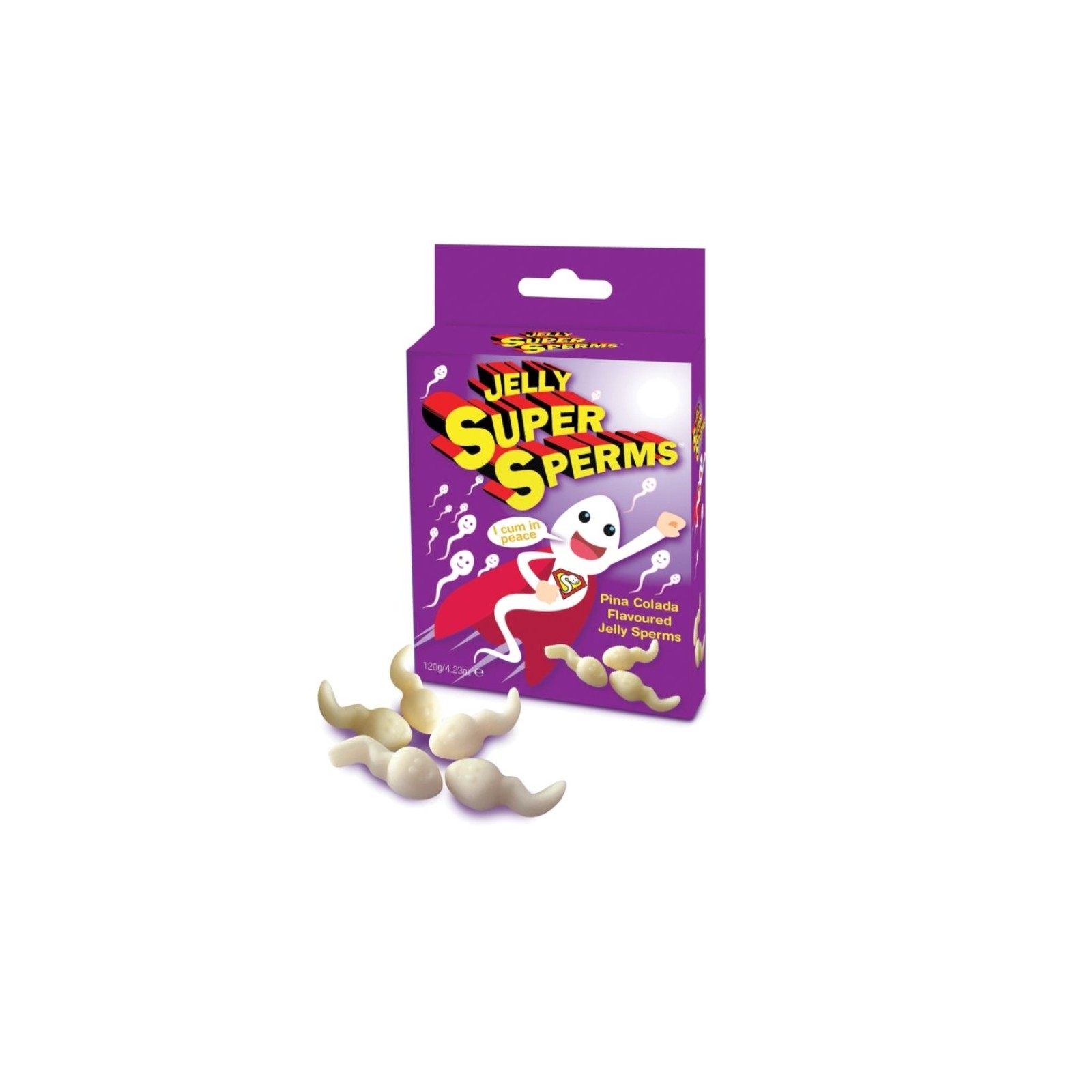 Spencer & Fleetwood - Jelly Super Sperm Gominolas Forma Esperma 120 Gr