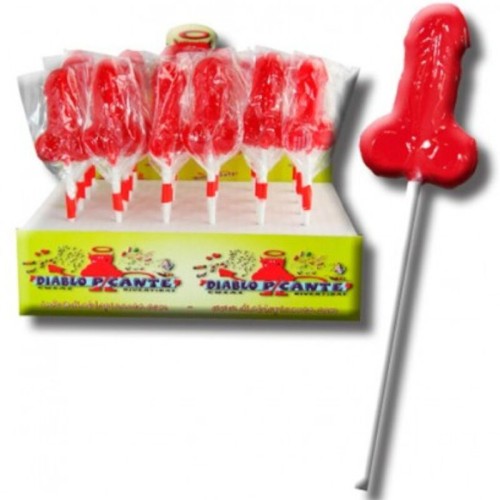 Candy Penis Shaped Gummy Lollipop