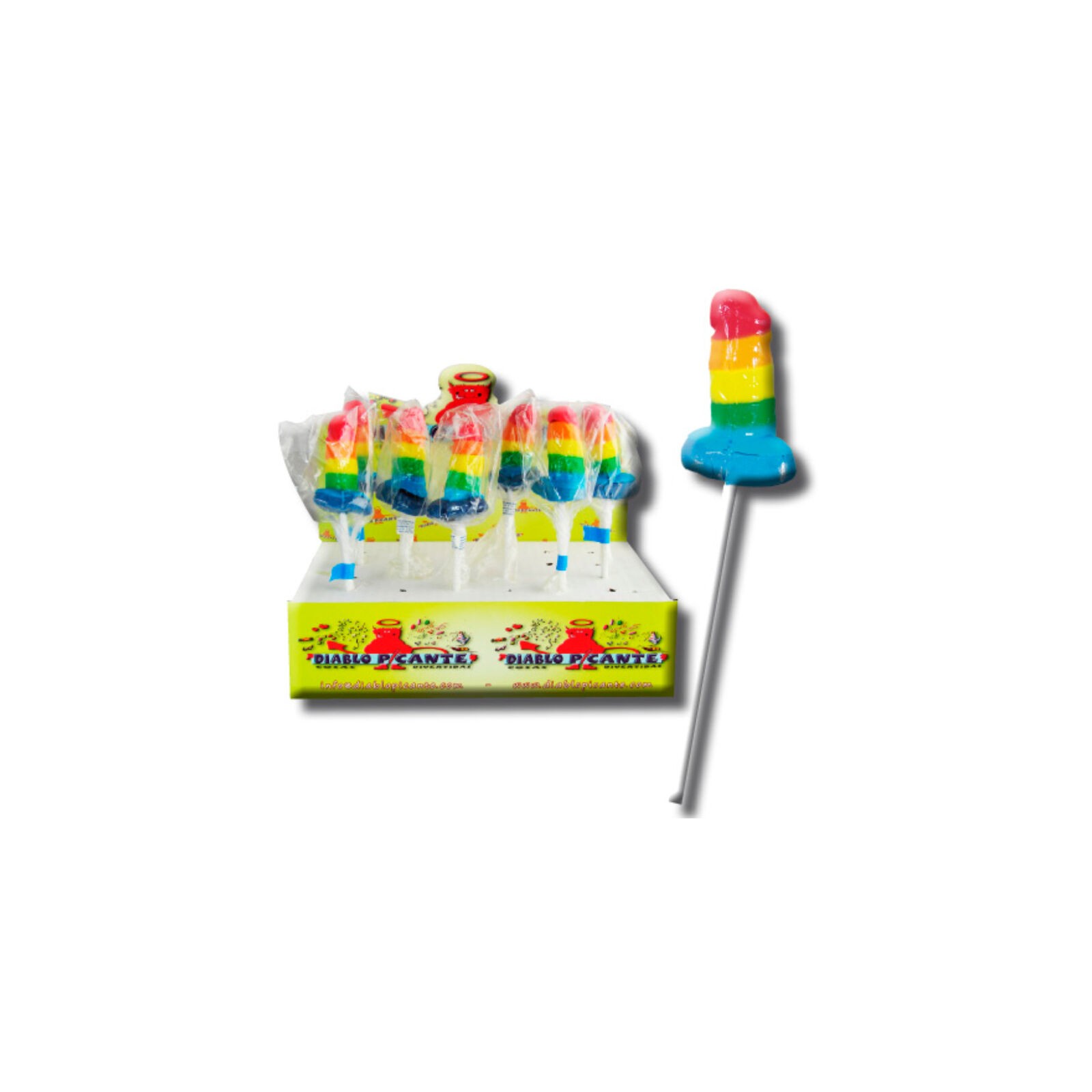 LGBT Candy Penis Lollipop