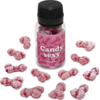 Candy Sexy Bote 12 Gominolas Sabor Fresa-Cereza para Divertirse