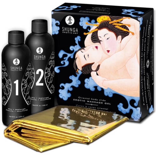 Shunga Body to Body Massage Gel Exotic Fruits - Indulge in Sensuality