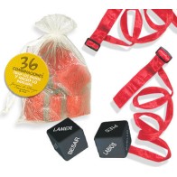 Kit Bolsa Organza Ataduras Rojas - Perfecto Para Juegos BDSM