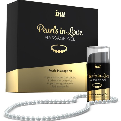 Pearls In Love - Kit de Masaje Con Gel y Collar - Lujoso