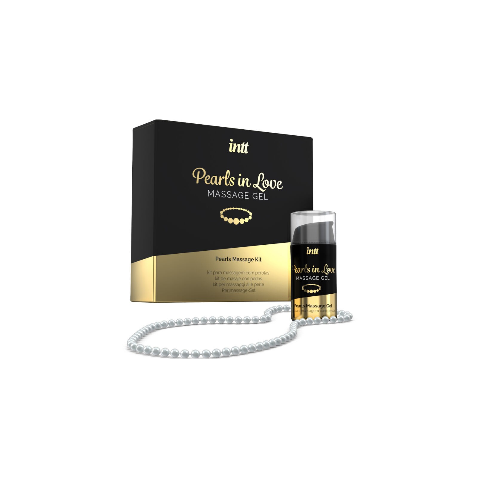 Pearls In Love with Gel and Necklace - Luxurious Massage Kit