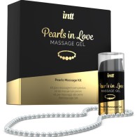 Pearls In Love - Kit de Masaje Con Gel y Collar - Lujoso