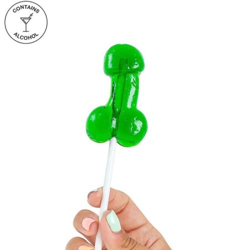 Mojito Penis Shaped Lollipop with Alcohol