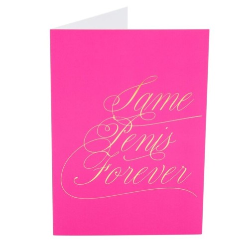 Naughty Notes: Same Penis Forever - Fun Romantic Gift