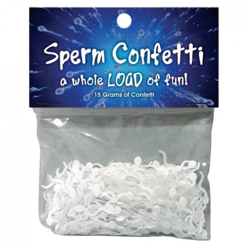 Semen-Shaped Confetti for Fun Occasions