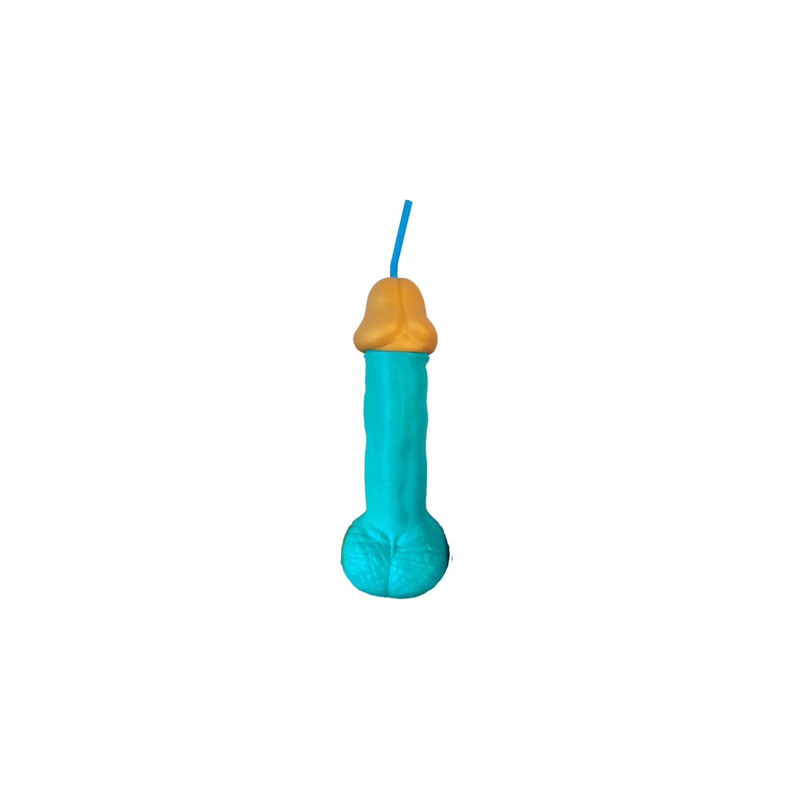 Blue Plastic Penis Cup for Parties