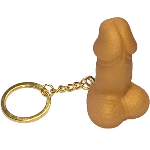 Golden Penis Keychain - Fun Accessory