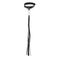 Bijoux Indiscrets Maze - Collar Con Flecos Negro - Accesorio Emocionante de Uso Dual