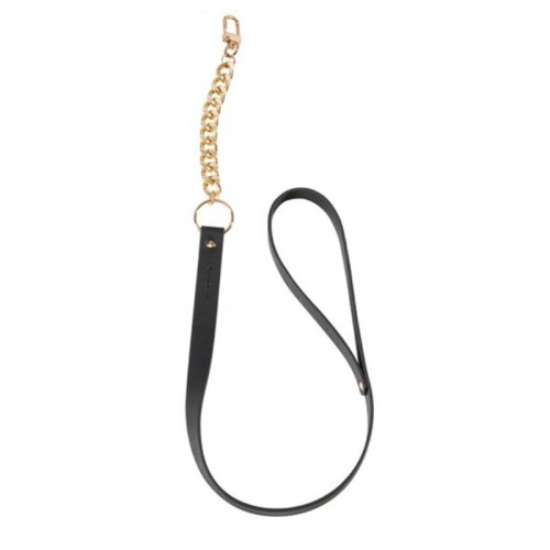 Bijoux Indiscrets Maze Collar with Leash Black