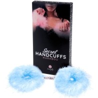 Secretplay Blue Marabou Handcuffs for Seduction