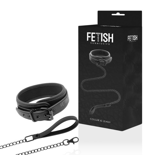 Fetish Submissive - Collar Con Cadena - Control Perfecto