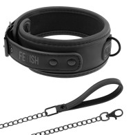 Fetish Submissive Collar with Chain - Perfect Control