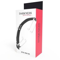 Darkness Black Gag with Hook for Playful Fun