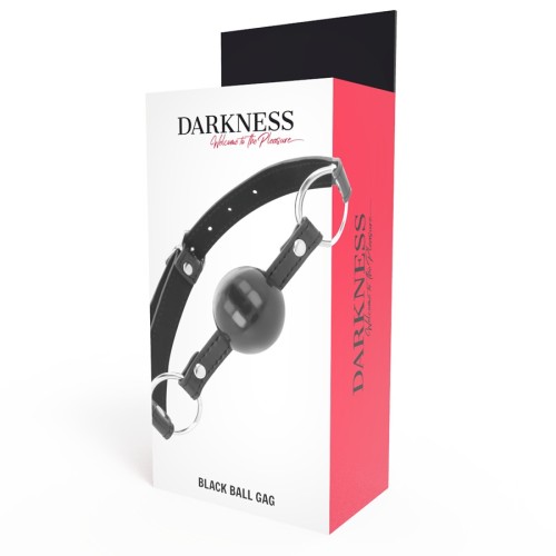 Darkness Black Ball Gag for Kinky Fun