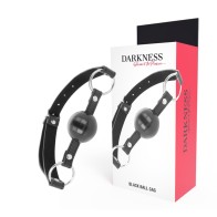 Darkness Black Ball Gag for Kinky Fun