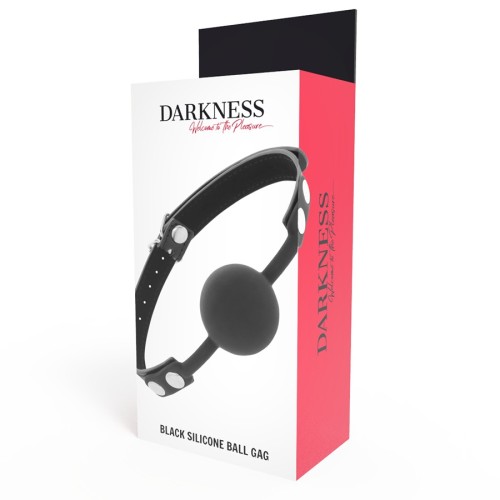 Darkness Silicone Gag Black - BDSM Accessory