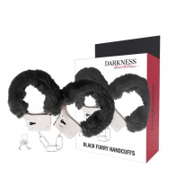 Darkness Metal Handcuffs Black - Bondage Fun