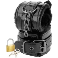 Darkness Adjustable Leather Cuffs with Lock