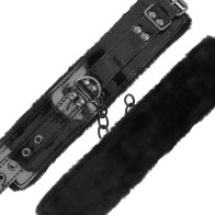 Darkness Adjustable Leather Cuffs with Lock