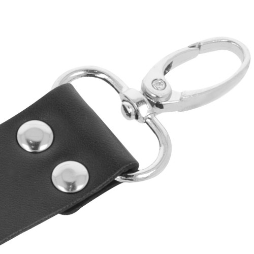 Darkness Leather Hand and Foot Cuffs - BDSM Acessory