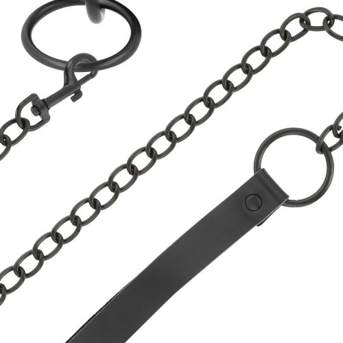 Darkness Black Collar with Chain