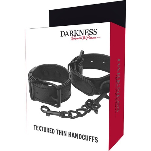 Darkness Fine Textured Handcuffs - Sexy Bondage Accessory