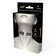 Coquette Chic Desire Vegan Leather Collar