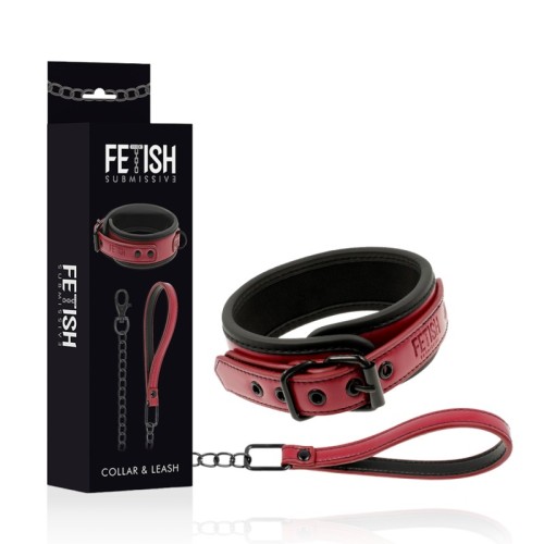 Neoprene-Lined Chain Collar for BDSM Fun