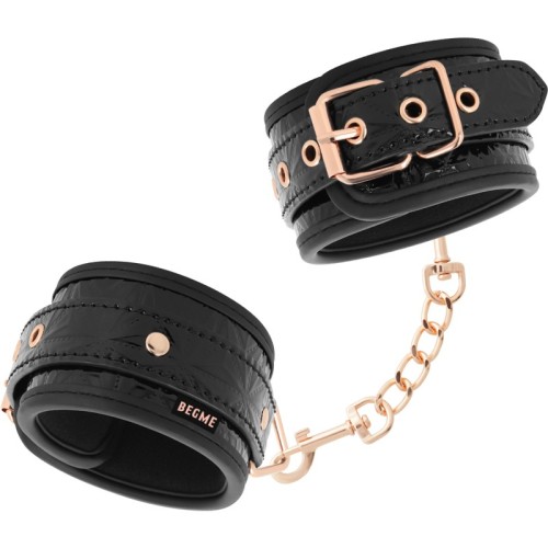 Begme Black Edition Ankle Cuffs with Neoprene Lining