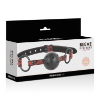 Begme Vegan Leather Gag Red Edition for BDSM