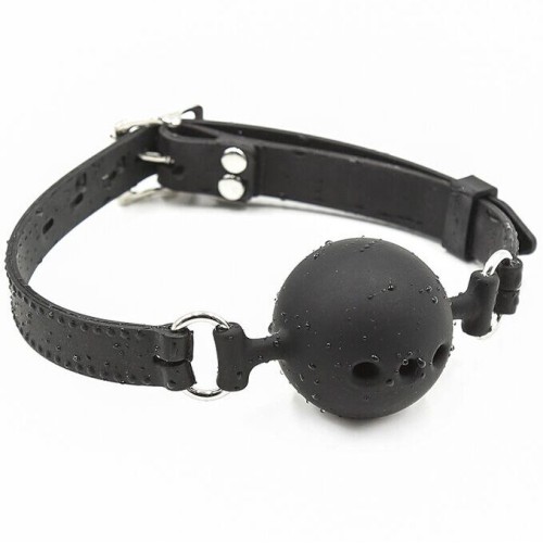 Kink Silicone Breathable Ball Gag for BDSM Fun