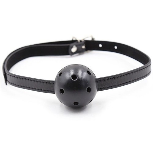 Muzzle with Ball and Air Holes for BDSM Fun