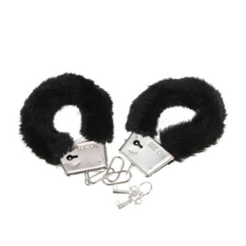 Metal Fleece Cuffs for Intimate Fun