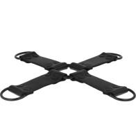 Intense Vegan Leather Multi-Point Restraint for Hands and Feet