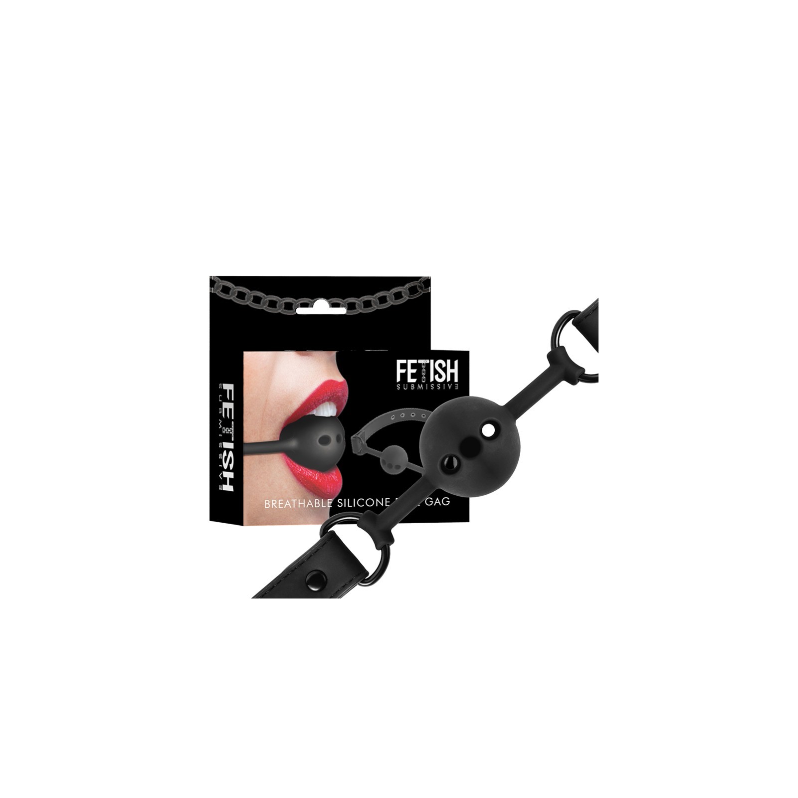 Breathable Silicone Ball Gag for Sensual Play