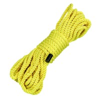 Boundless Yellow BDSM Rope 10m for Unique Bondage Play