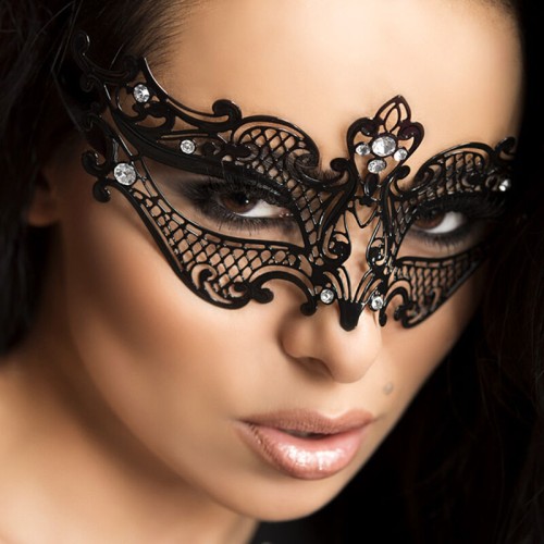 Chilirose CR 3755 Black Mask for Parties