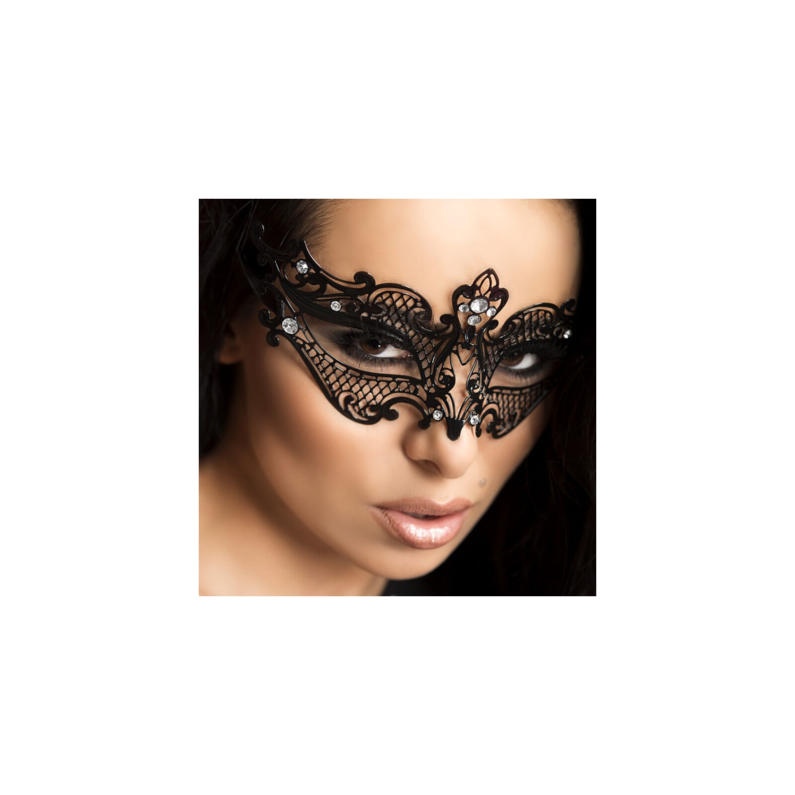 Chilirose CR 3755 Black Mask for Parties