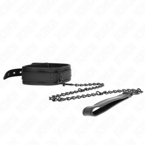 Kink Adjustable Bondage Collar with Leash - Control and Style