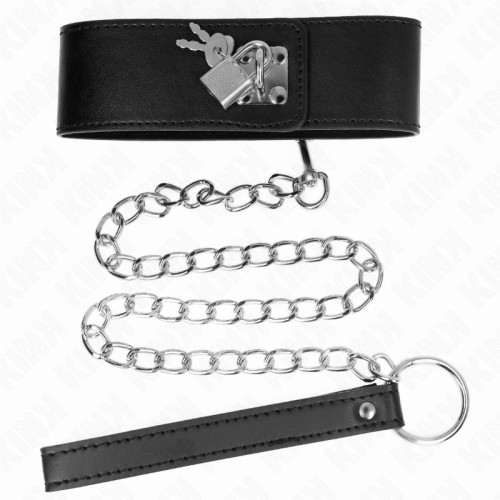 Kink Adjustable Collar with Leash - Control and Elegance